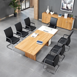 预售-定制办公家具简约现代长方形办公桌大会议桌长桌会议洽谈桌