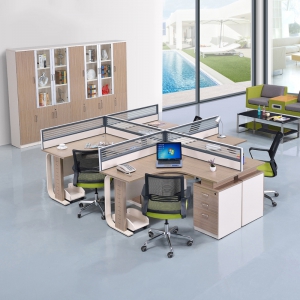 预售-现代简约职员屏风办公桌员工桌2/4/6人桌面屏风卡位工作位工作台
