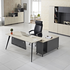 预售-老板桌办公桌椅简约现代时尚单人桌总裁大班台主管经理桌办公家具