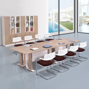预售-定制会议桌钢木会议桌培训会议桌 办公室家具