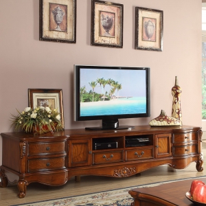 预售-美式电视柜茶几组合客厅欧式电视柜美式实木电视桌