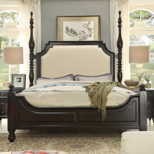 预售-美式实木床双人床1.8 1.5米乡村床家具欧式布艺床