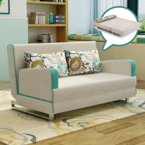 预售-乳胶沙发床 小户型 客厅 双人两用1.8可折叠多功能1.5布艺2米拆洗