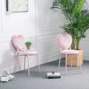 预售-北欧风格化妆椅梳妆美甲凳成人家用餐椅简约靠背椅休闲咖啡厅椅子