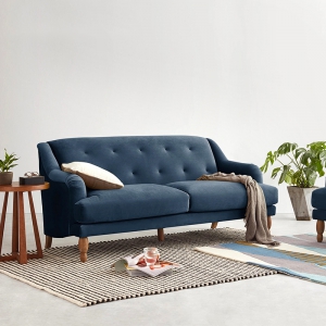 预售-北欧客厅沙发现代简约沙发三人位轻奢小户型布艺沙发整装组合