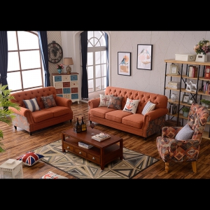 预售-美式沙发可拆洗 欧式沙发组合 布艺沙发客厅创意品质奢华大户小户
