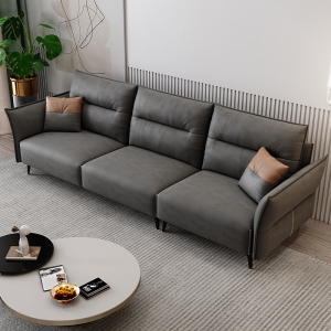 预售-科技布沙发客厅现代简约轻奢小户型北欧乳胶贵妃新款极简布艺沙发四人位