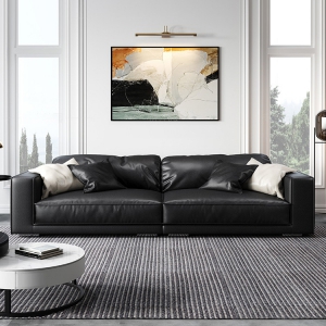 预售-意式极简沙发现代简约轻奢客厅贵妃豆腐块设计师科技布方块沙发