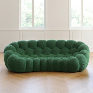 预售-法国罗奇堡泡泡沙发异形时尚创意极简客厅轻奢网红设计师弧形沙发三人位